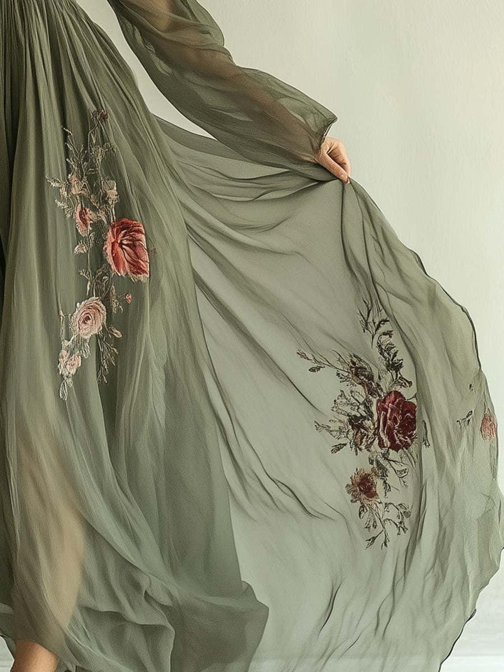 Laurelle Elegant Chiffon Dress