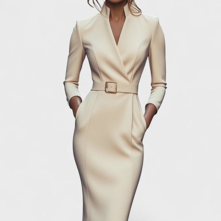 Maye Refined Black Dress + FREE belt