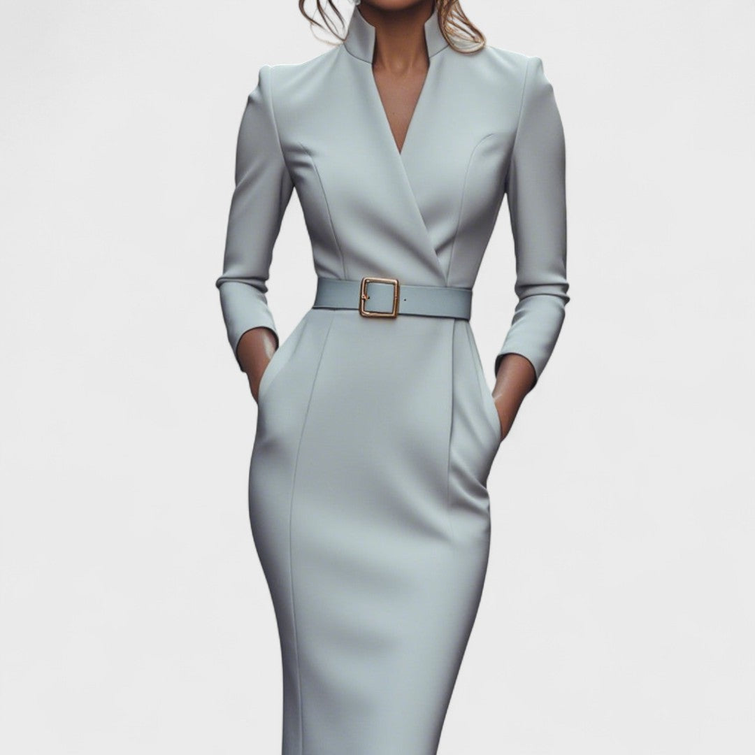Maye Refined Black Dress + FREE belt