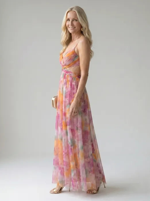 Isel Soft Wrap Maxi Dress