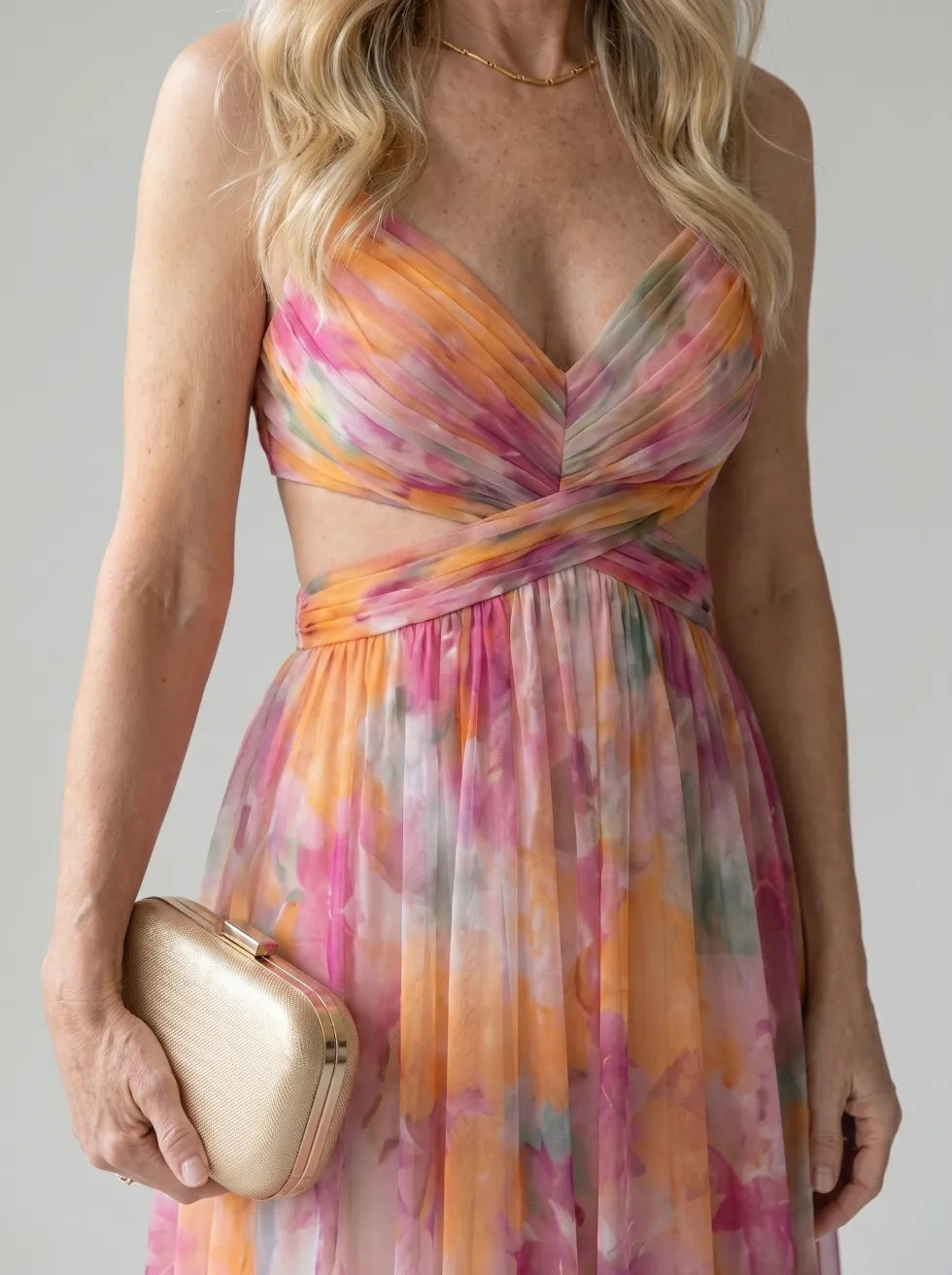 Isel Soft Wrap Maxi Dress