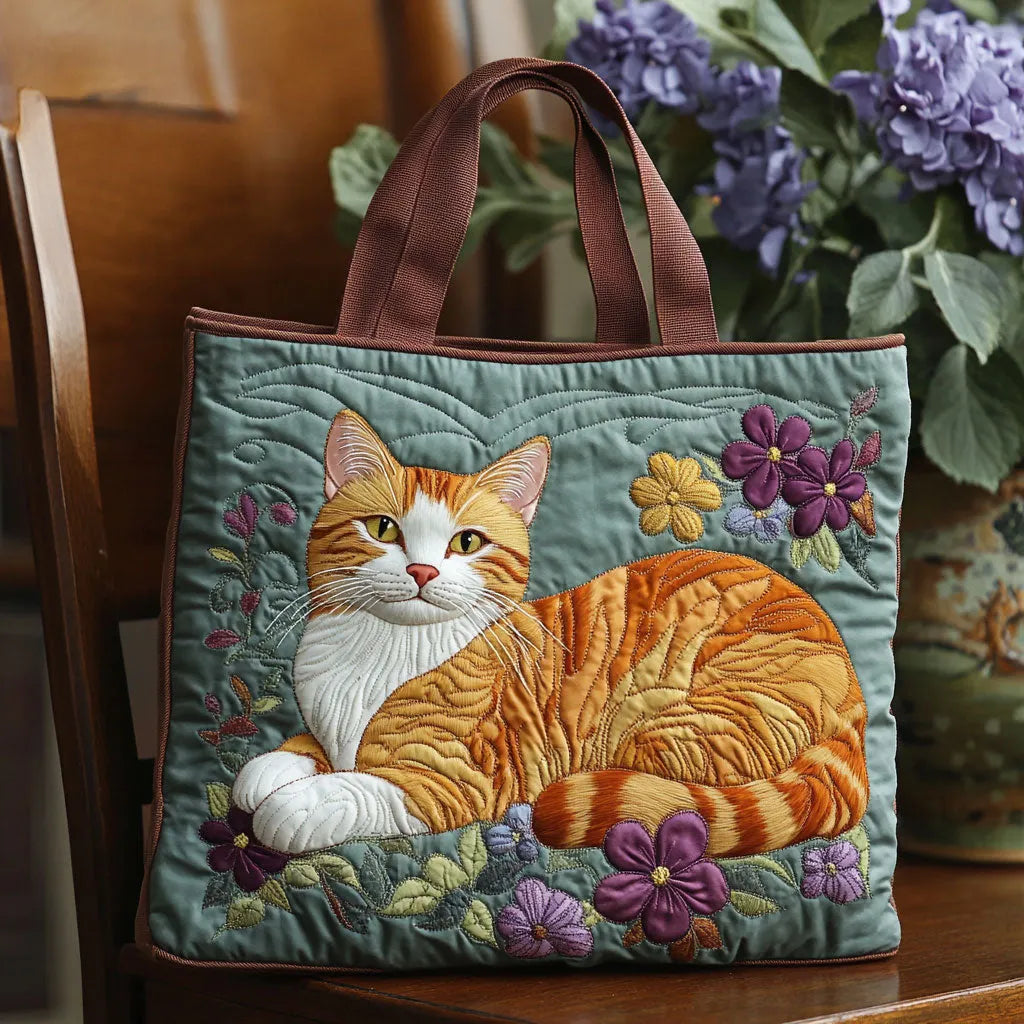 Handmade Bag with Cat