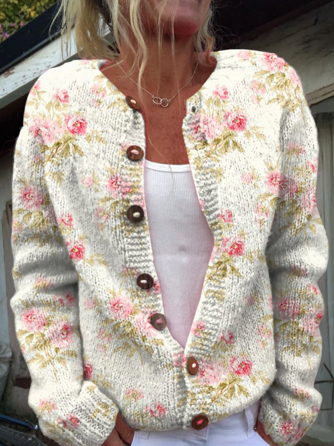 Kerensa | Vintage Floral Print Cardigan