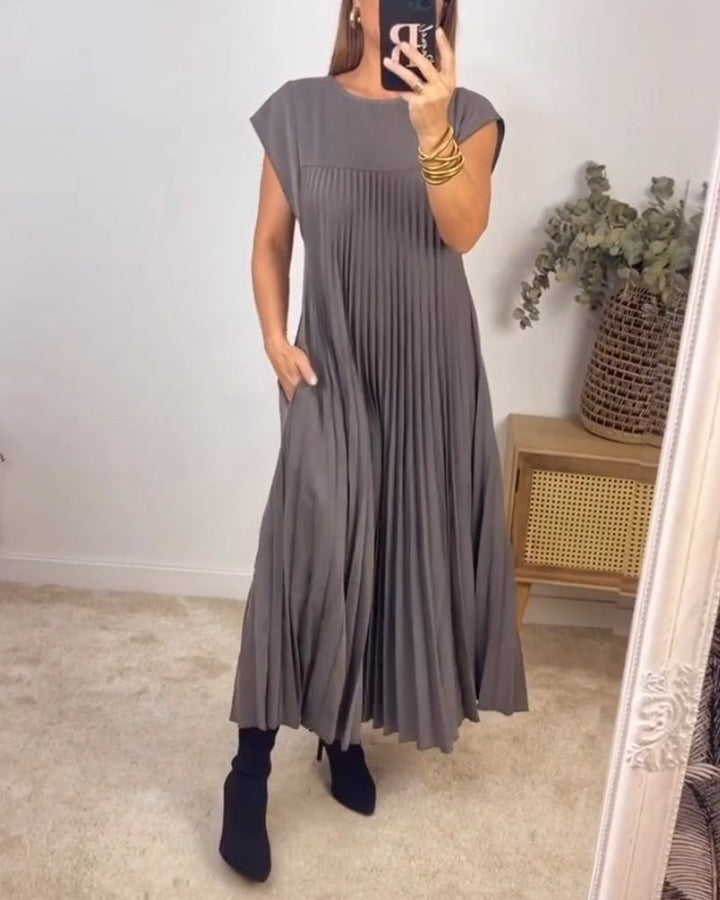 Giselle Effortlessly Elegant Pleated Dress