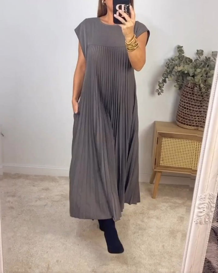 Giselle Effortlessly Elegant Pleated Dress