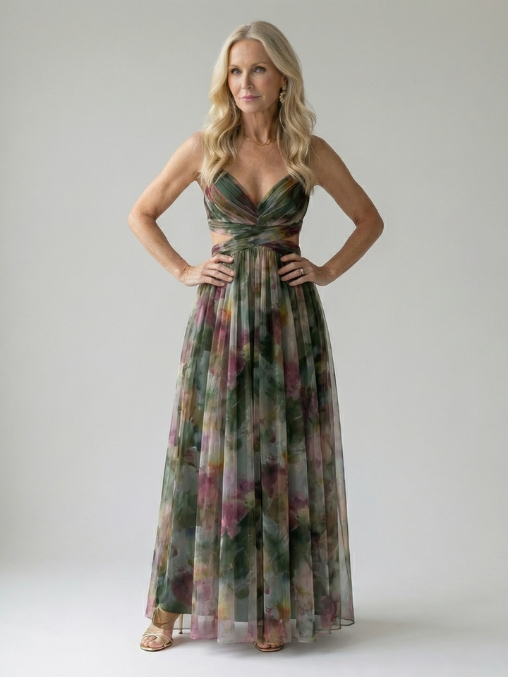 Isel Soft Wrap Maxi Dress
