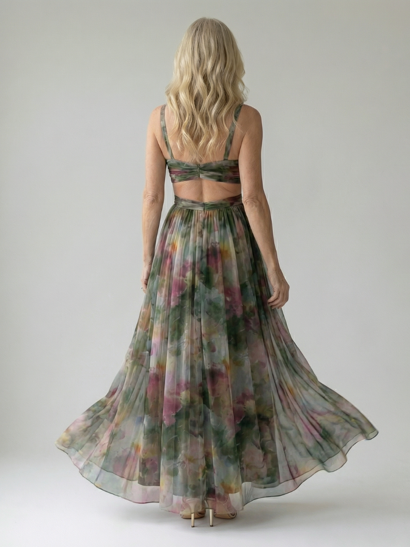 Isel Soft Wrap Maxi Dress