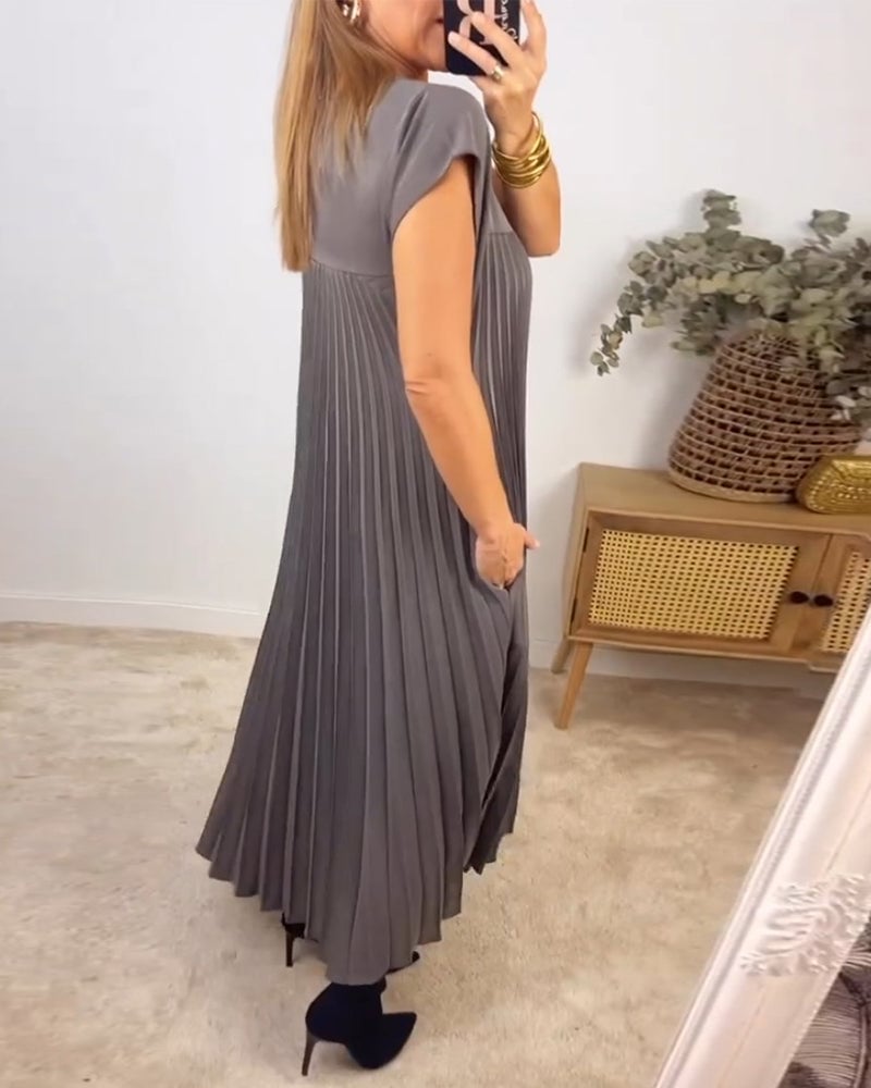 Giselle Effortlessly Elegant Pleated Dress