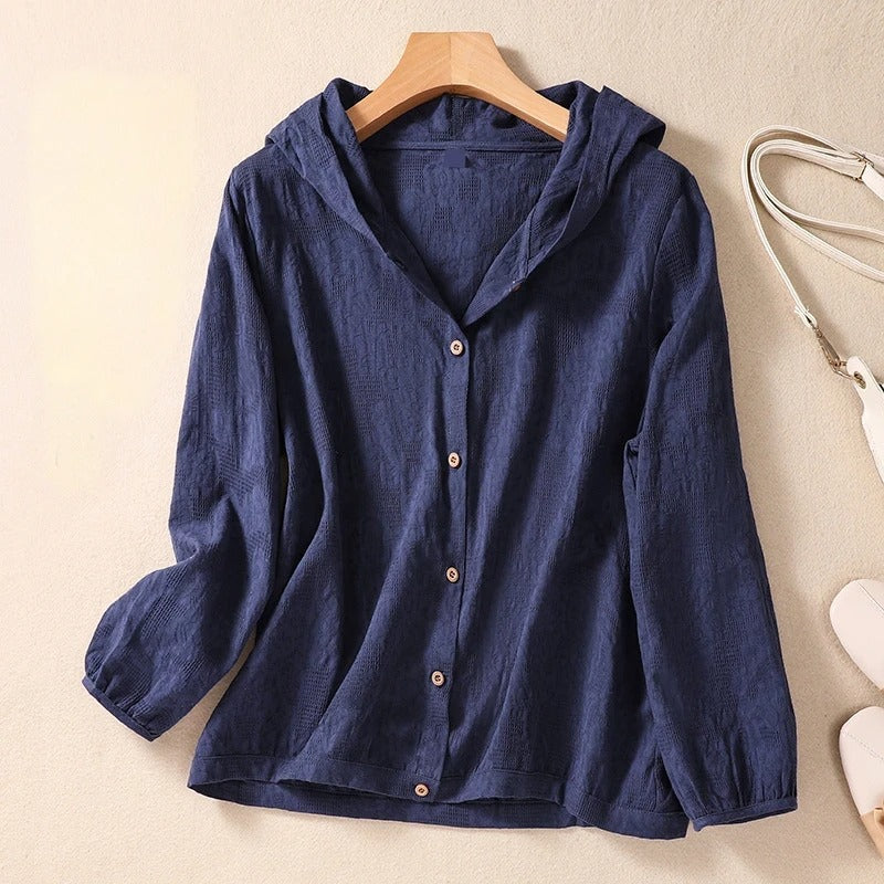 Miri | Relaxed Hooded Shirt