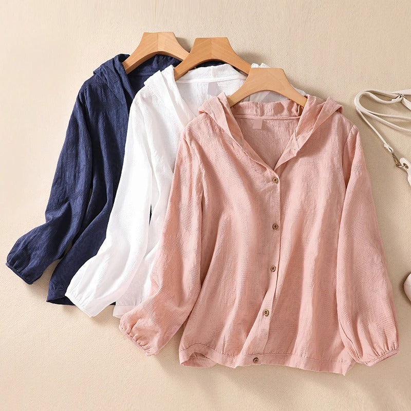 Miri | Relaxed Hooded Shirt