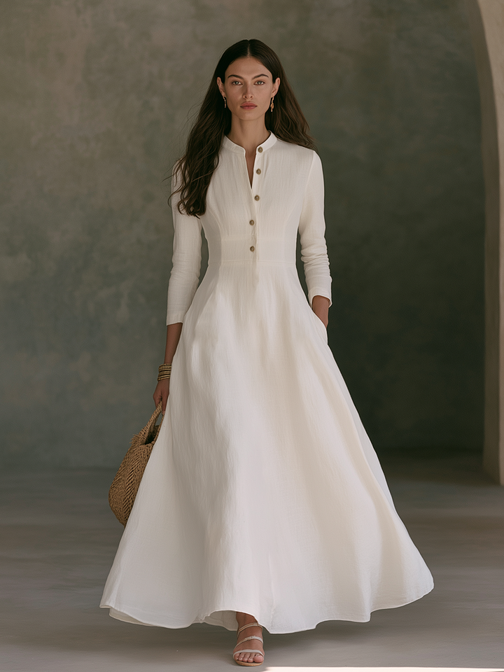 Thelma Linen Maxi Dress