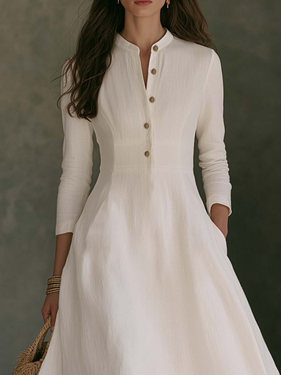 Thelma Linen Maxi Dress