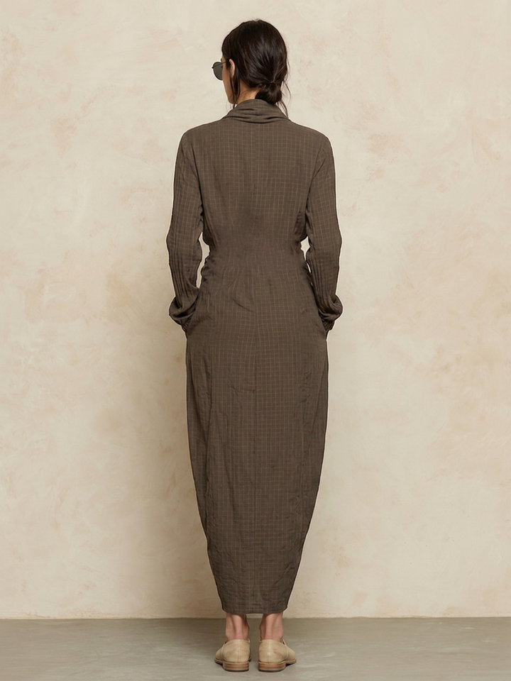 Roberta Wrap Tie-Waist Maxi Dress