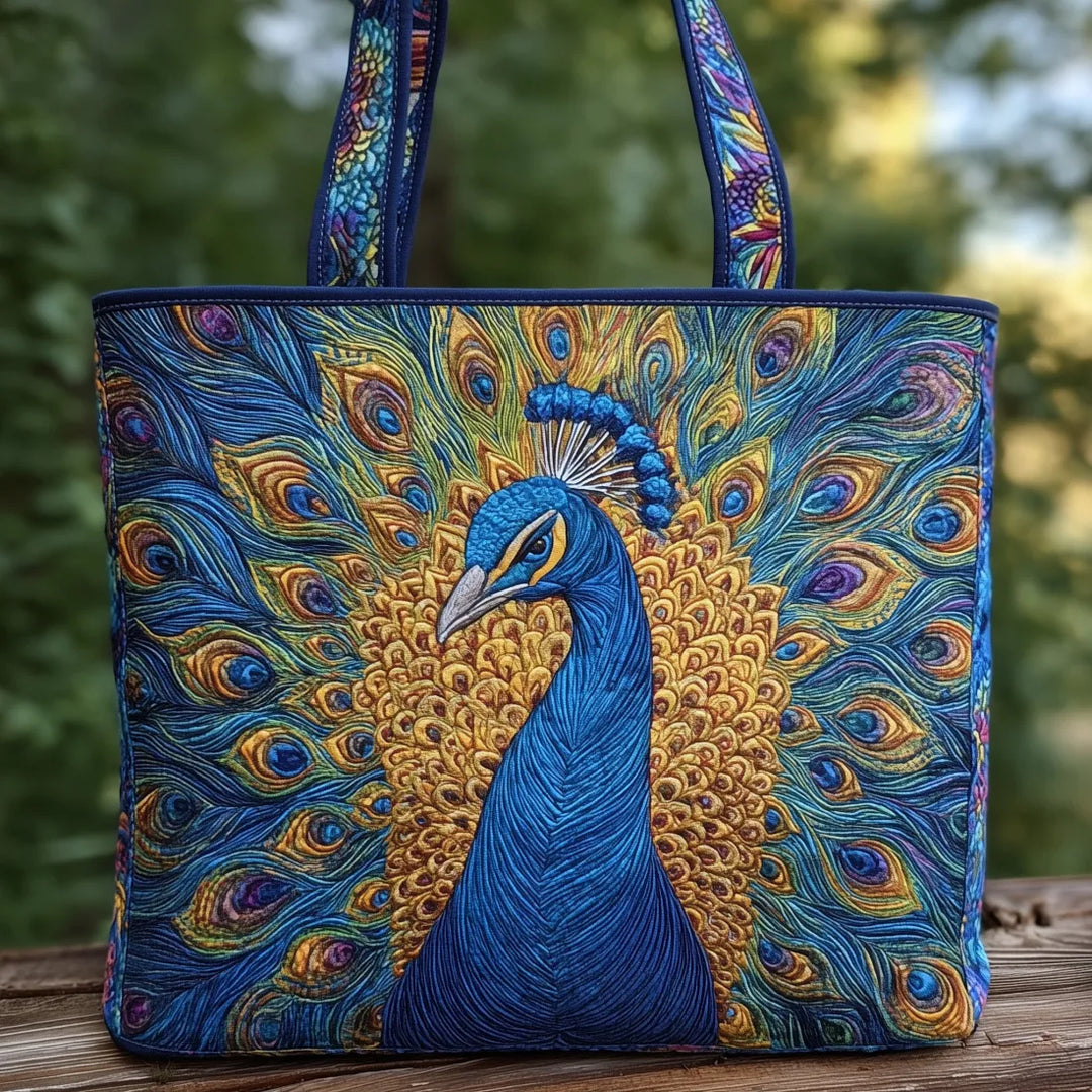Handmade Bag with Peacock
