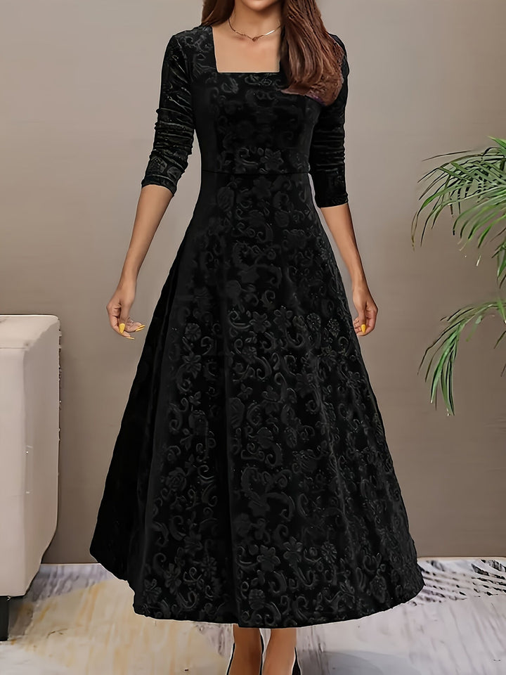 Nicola Elegant Velvet Dress