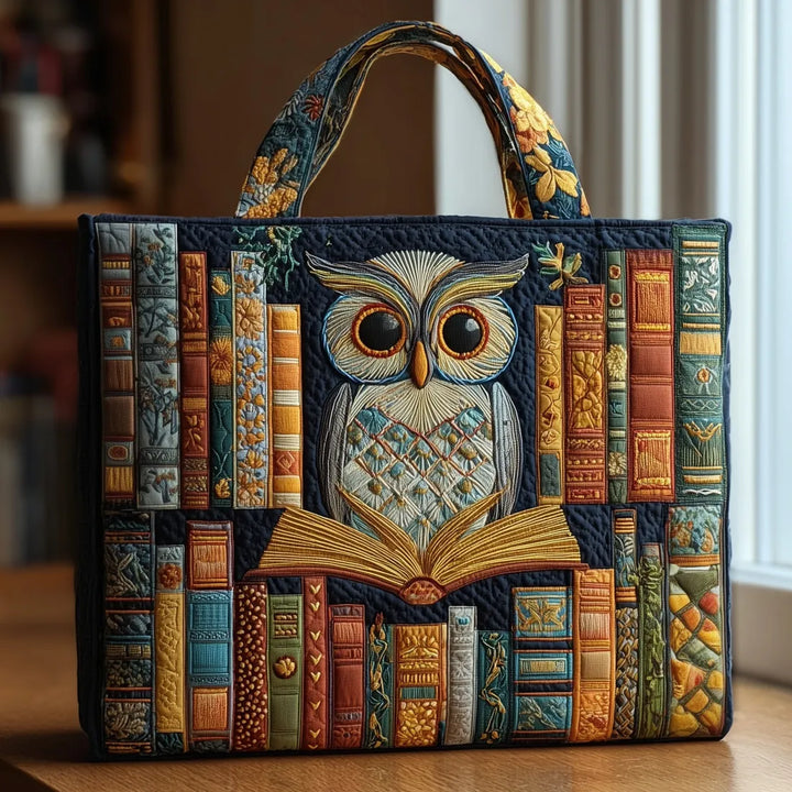 Handmade Bag with Owl Motif