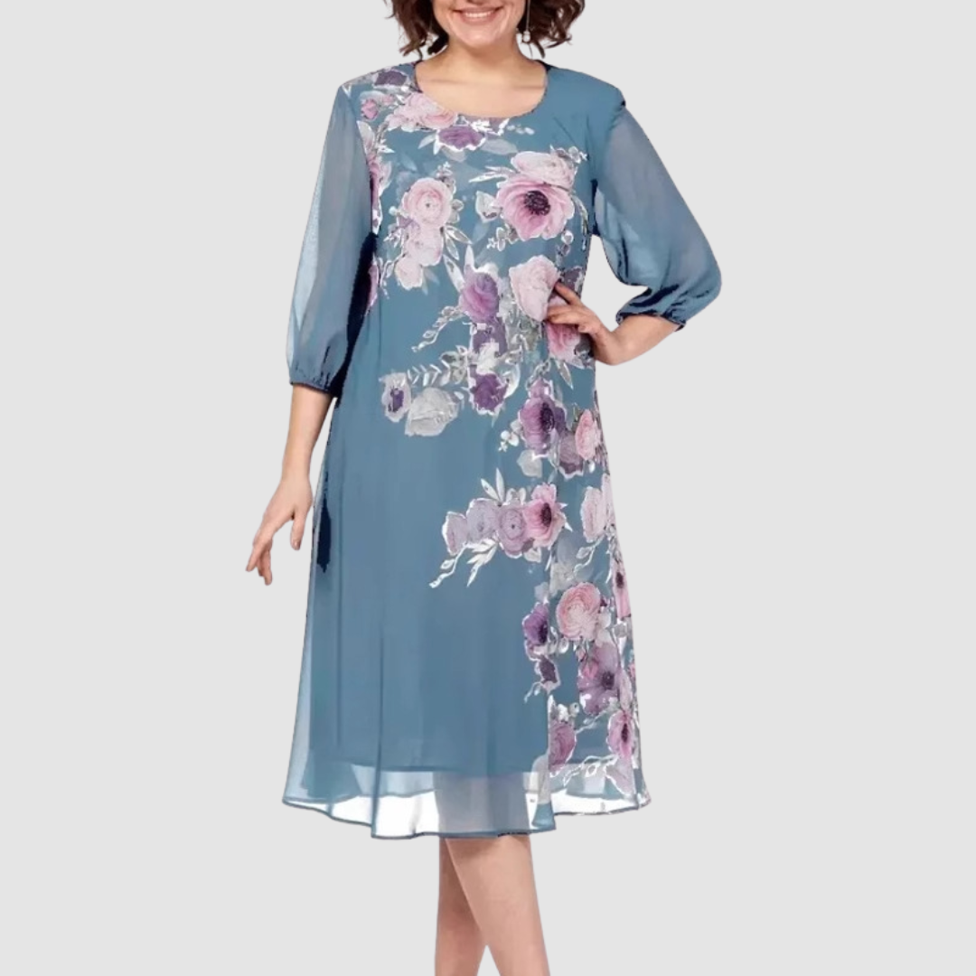 Allison Elegant Floral Dress