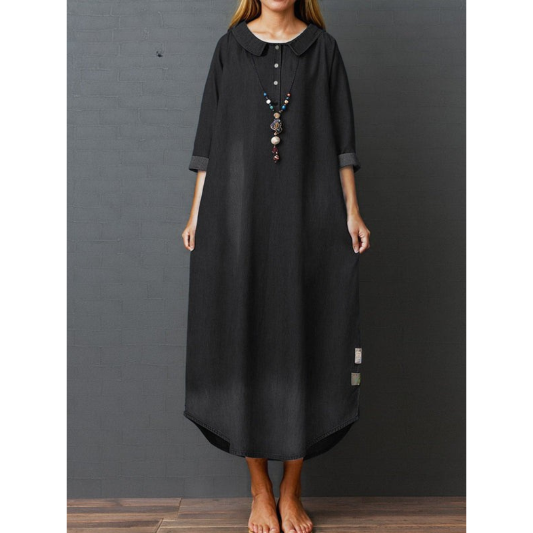 Joana Casual Denim Dress