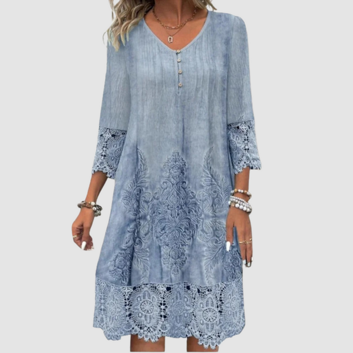 Jacquelin Elegant Lace Dress