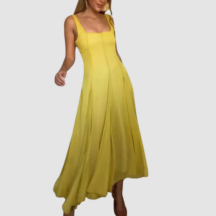 Suzy Elegant Strappy Maxi Dress