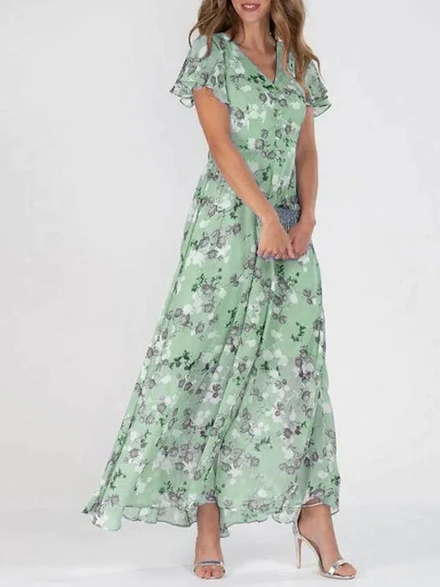 Lois Elegant Casual Maxi Dress