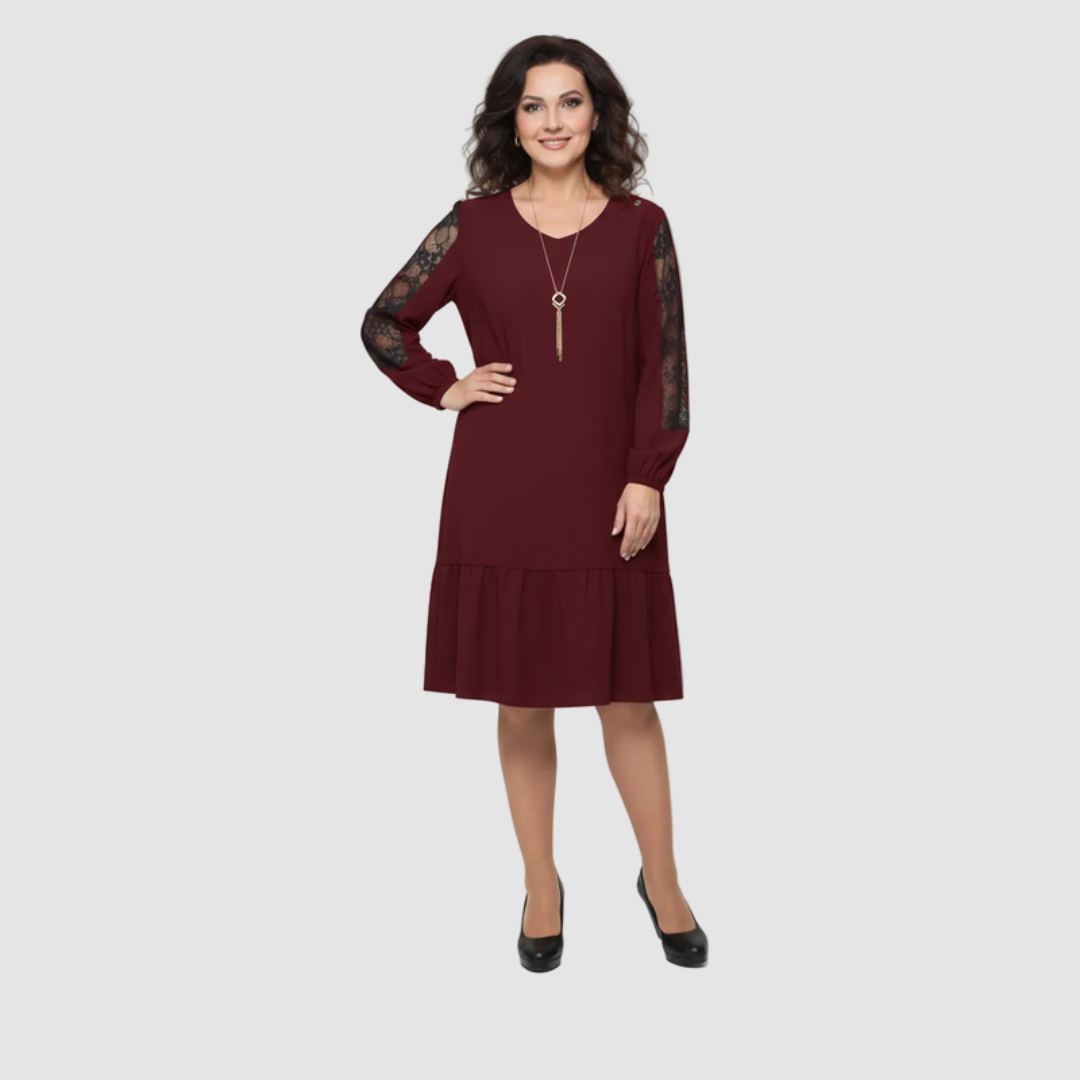 Laila Elegant Midi Dress