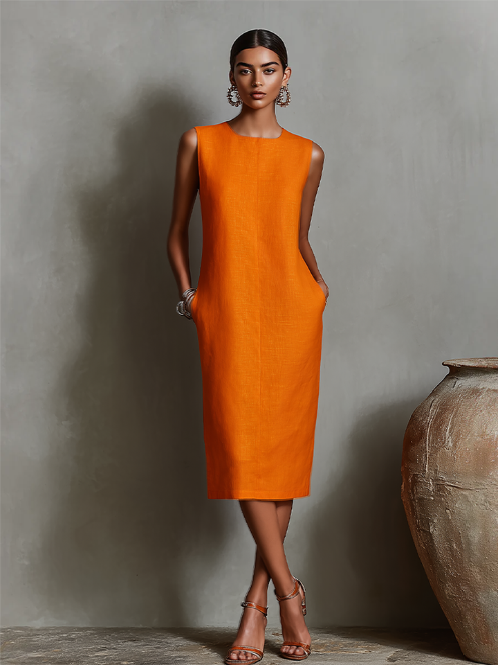 Maureen Midi Dress with pockets