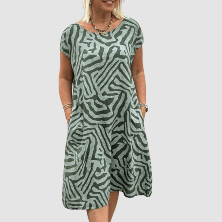 Noelle Vintage-Inspired Cotton Dress