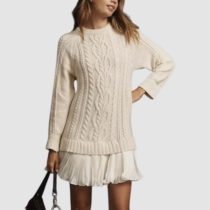 Lyla Cable Knit Mini Dress