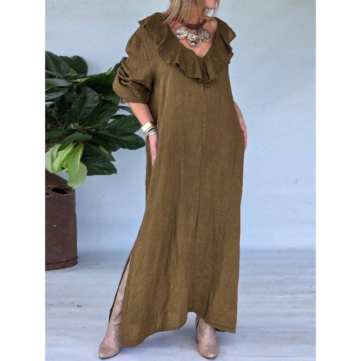 Amette Mesh Flower Dress
