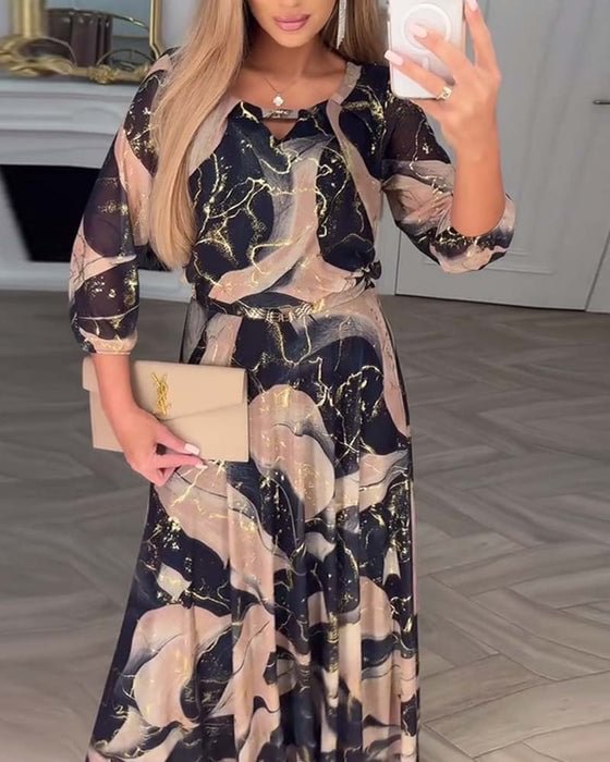 Cornelia Elegant Chiffon Dress
