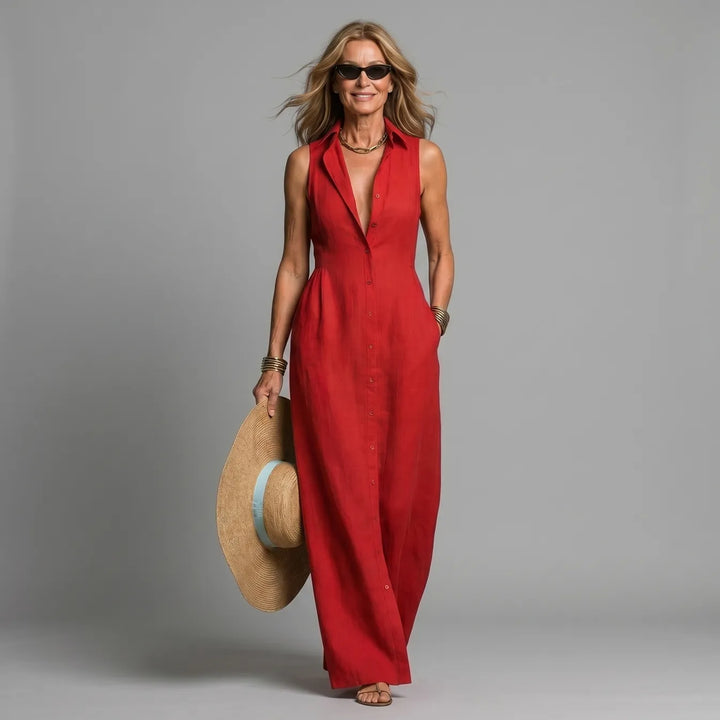Emery Maxi Shirt Dress