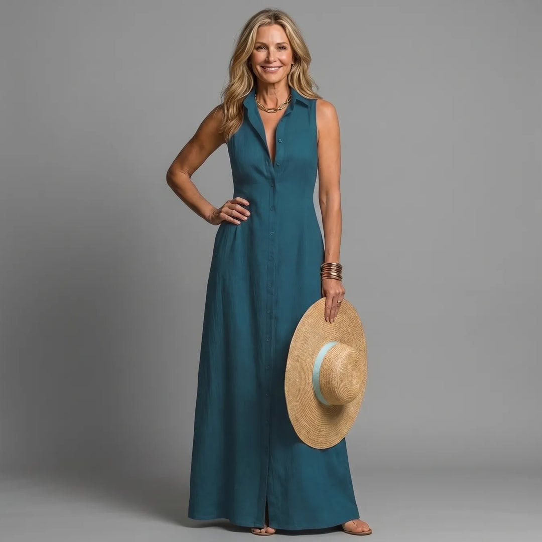 Emery Maxi Shirt Dress