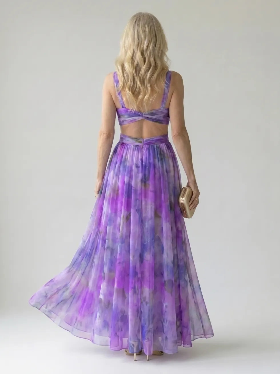 Isel Soft Wrap Maxi Dress