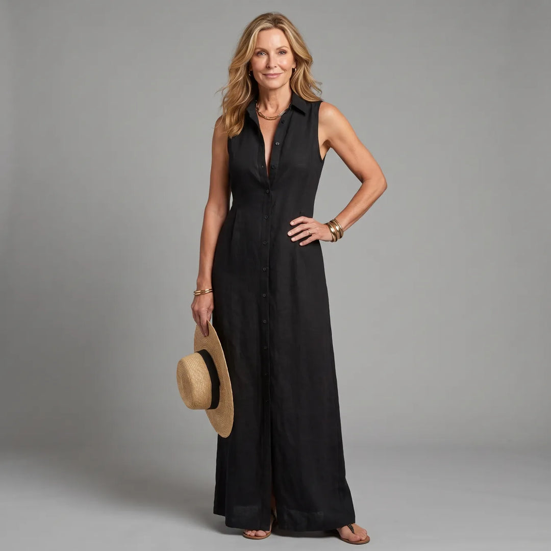Emery Maxi Shirt Dress