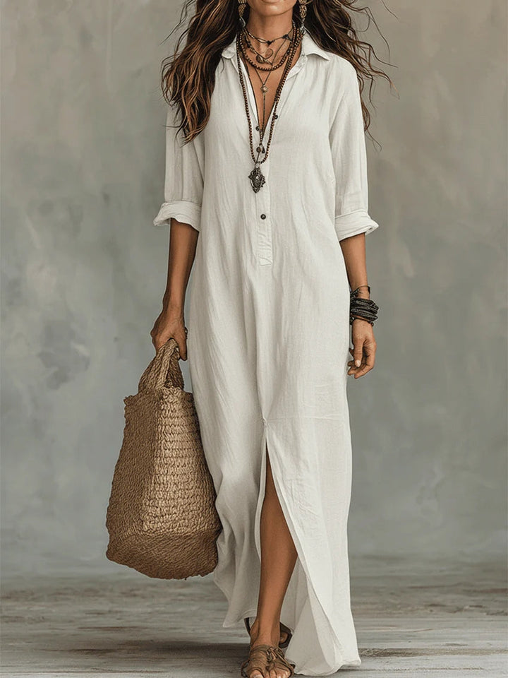 Soline | Maxi Dress with Buttons
