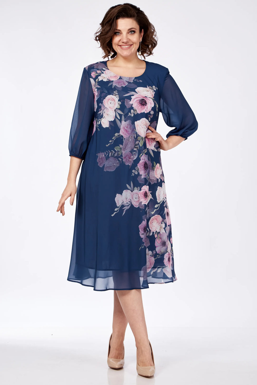 Allison Elegant Floral Dress