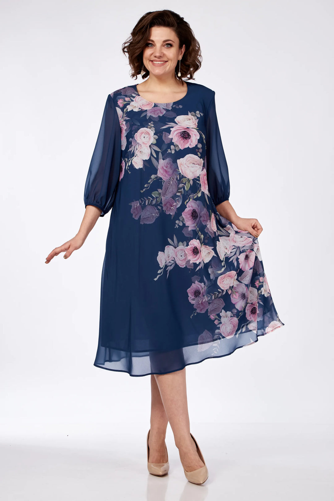 Allison Elegant Floral Dress