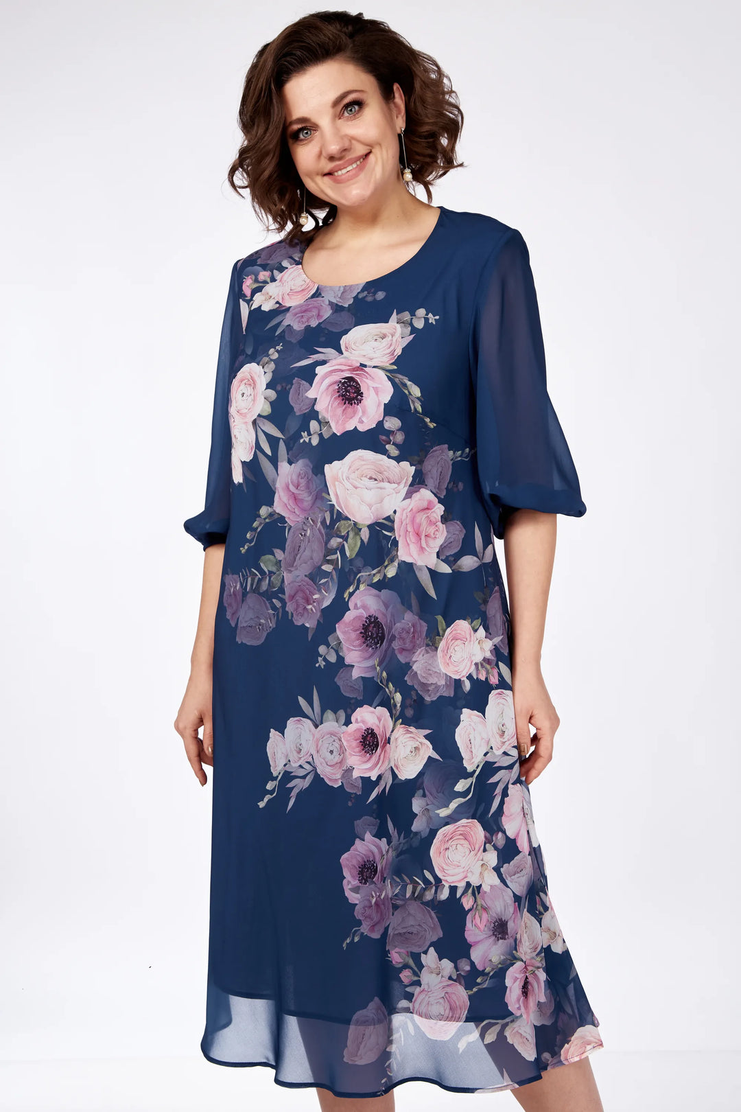 Allison Elegant Floral Dress