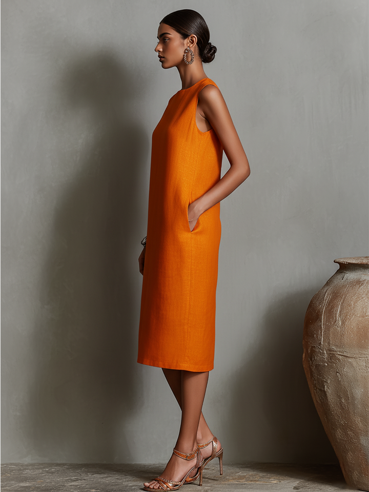 Maureen Midi Dress with pockets