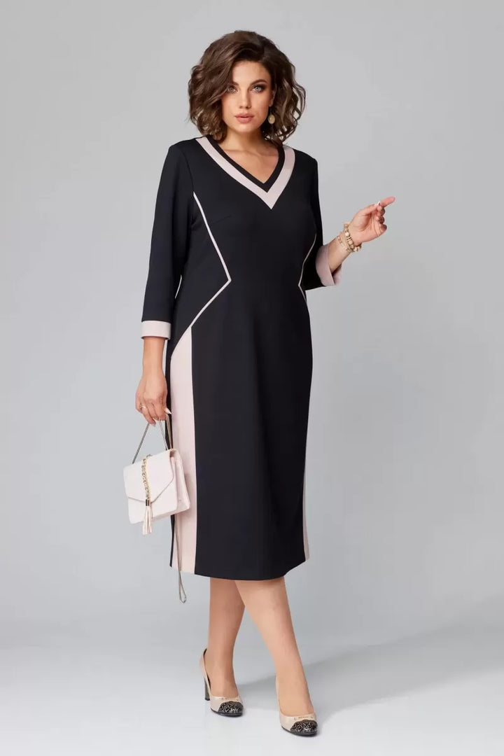 Alexa Elegant V-neck dress