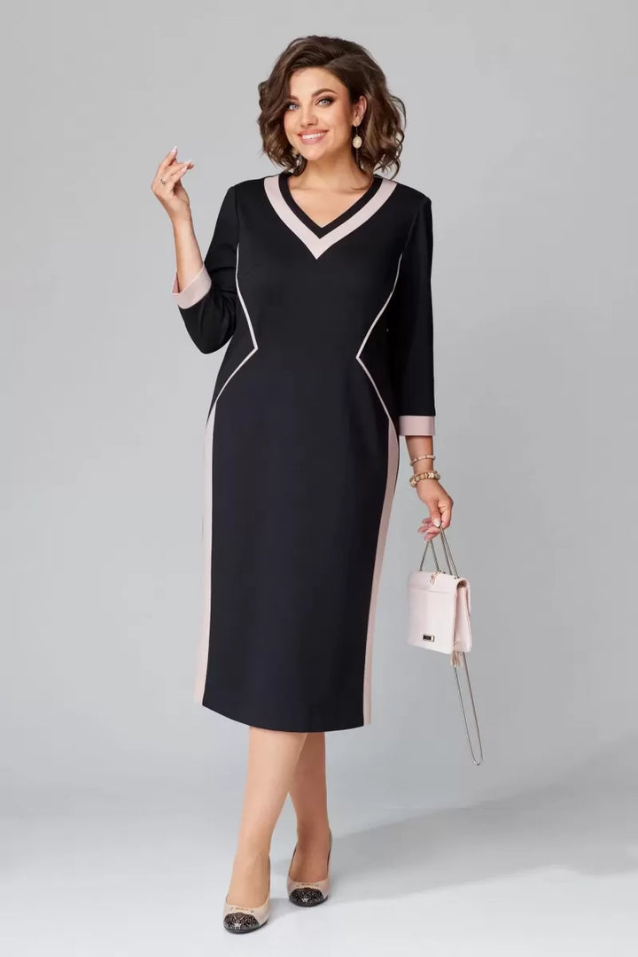Alexa Elegant V-neck dress