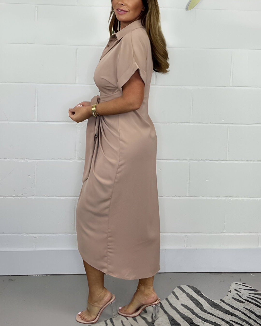Carrie Elegant Flared Dress