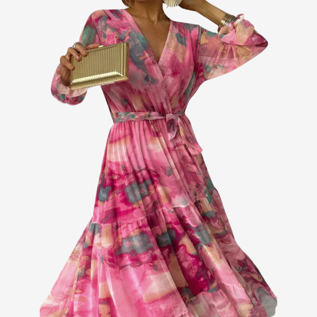 Sharrie Elegant Pink Dress