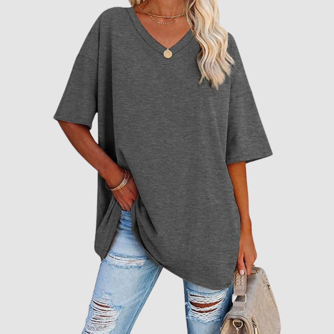 Gabrielle Elegant V-neck T-Shirt