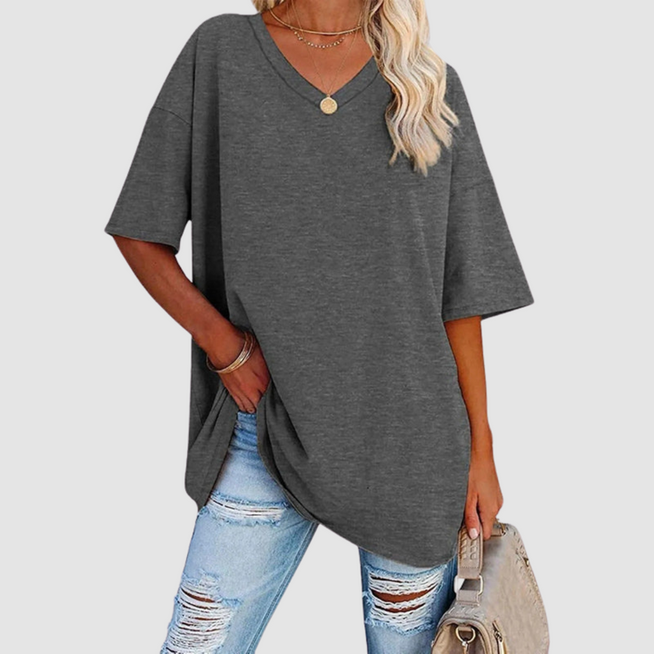Gabrielle Elegant V-neck T-Shirt