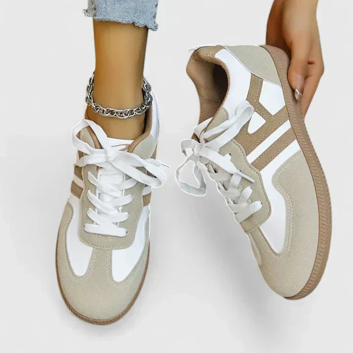Khaki & White