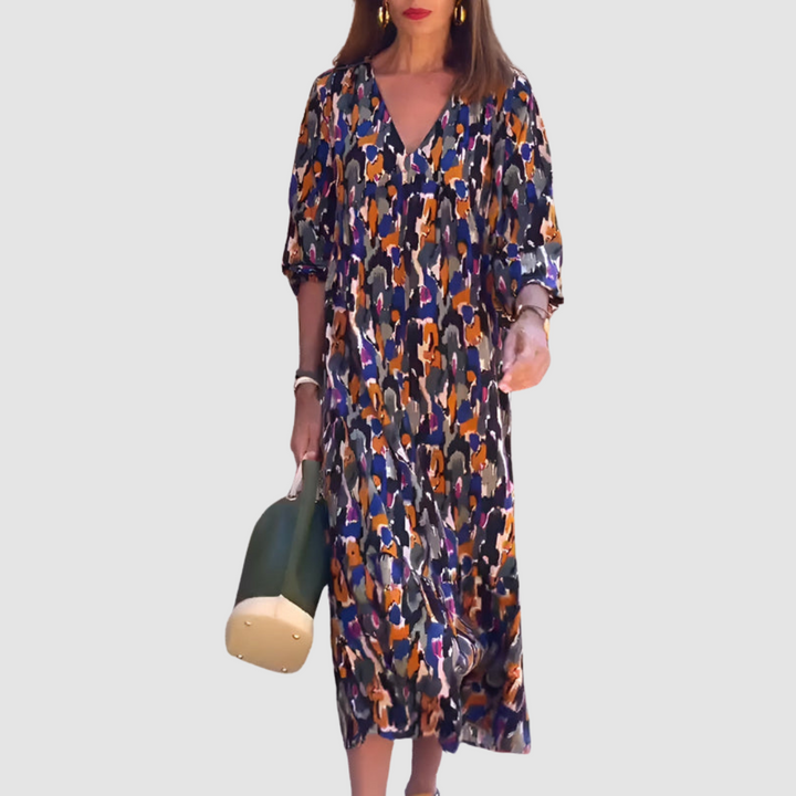 Frances V-Neck Dress