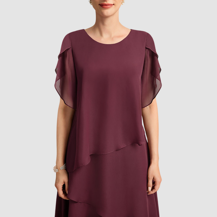 Cierra Elegant Chiffon Dress