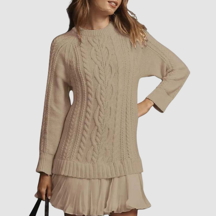 Lyla Cable Knit Mini Dress